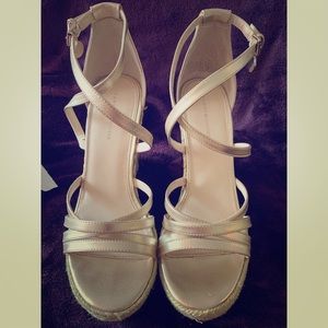 Metallic Gold Wedges